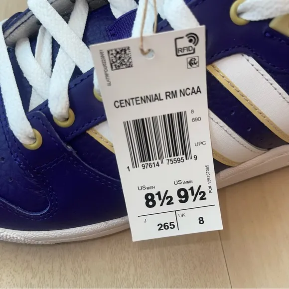 NEW Mens ADIDAS UNIVERSITY OF WASHINGTON CENTENNIAL RM Purple LEATHER Shoes