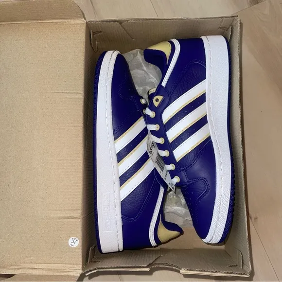 NEW Mens ADIDAS UNIVERSITY OF WASHINGTON CENTENNIAL RM Purple LEATHER Shoes