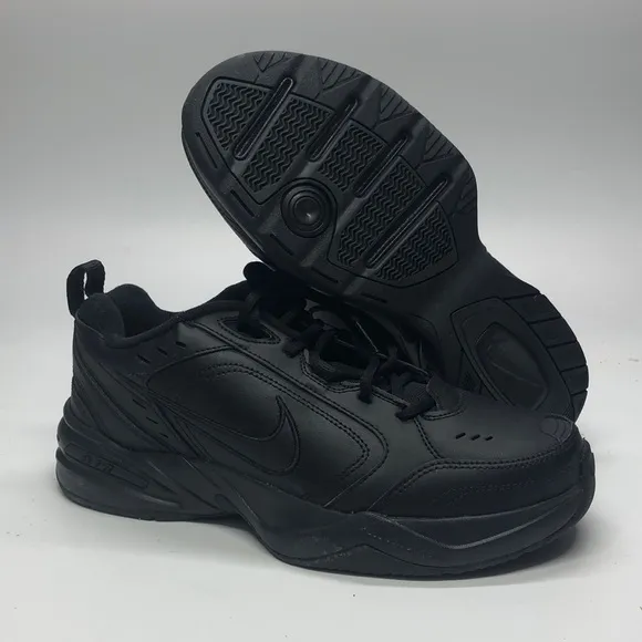 New Men’s Nike Air Monarch IV 415445-001 Black NWOB