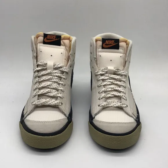 New Men’s Nike Blazer Mid Pro Club Black/White/Orange/Green FB8891-002 NWOB