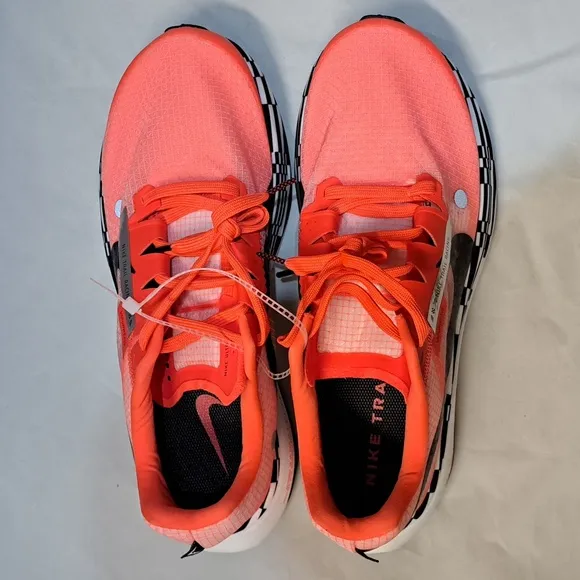 New! Men's Nike Ultrafly ZoomX Trail Racing Running Shoe Sz 12 Bright Crimson