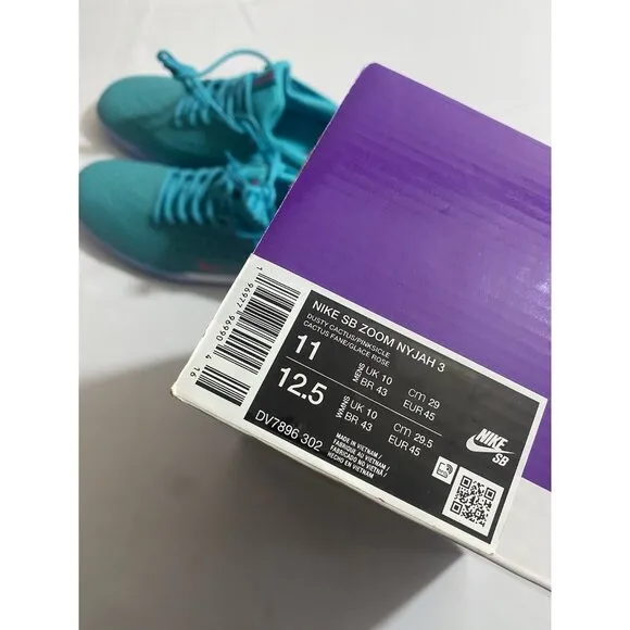 New Men’s Size 11 - Nike Zoom Nyjah 3 SB Dusty Cactus DV7896 302