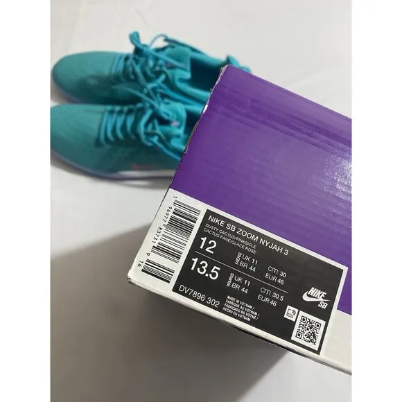 New Men’s Size 12 - Nike Zoom Nyjah 3 SB Dusty Cactus DV7896 302