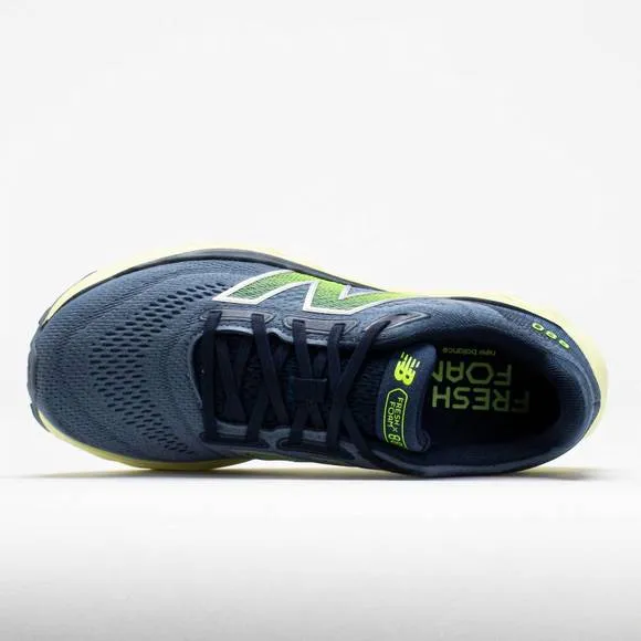 NEW NEW BALANCE men fresh foam 880 v14 running shoes in grey yellow