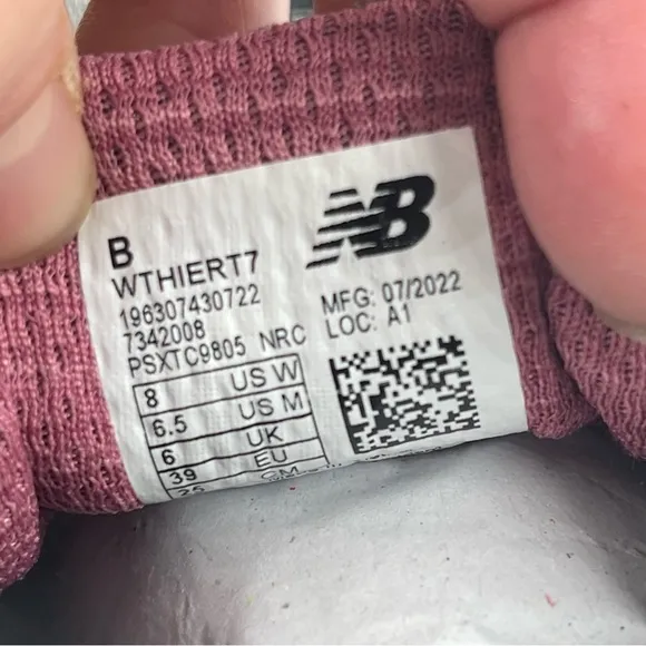 NEW! 🥾 New Balance Unisex Fresh Foam X Hierro V7 Grey Running Shoes - Size 6.5