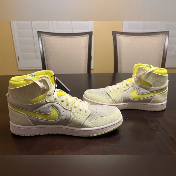 New Nike Air Jordan 1 High Zoom CMFT 2 Citron Sneaker Shoes Size US 12 W / 10.5