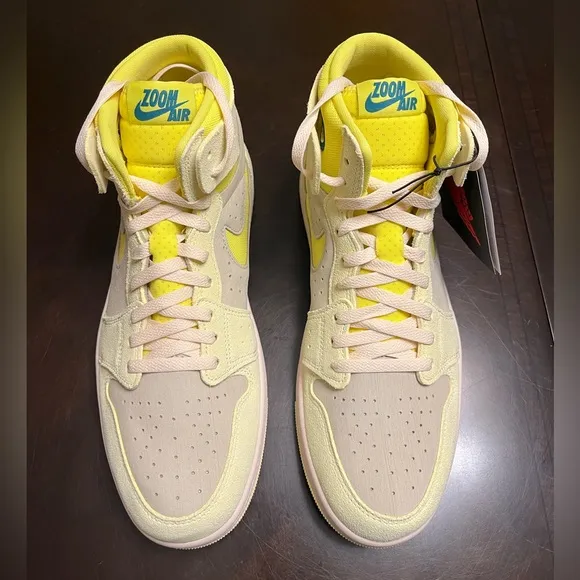 New Nike Air Jordan 1 High Zoom CMFT 2 Citron Sneaker Shoes Size US 12 W / 10.5