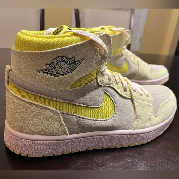 New Nike Air Jordan 1 High Zoom CMFT 2 Citron Sneaker Shoes Size US 12 W / 10.5