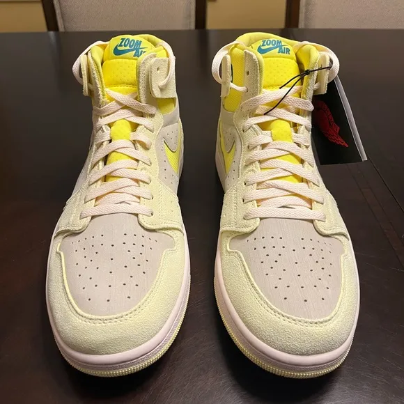 New Nike Air Jordan 1 High Zoom CMFT 2 Citron Sneaker Shoes Size US 12 W / 10.5