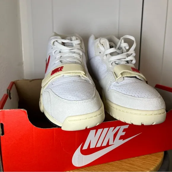 •NEW• Nike Air Trainer 1 Split Chicago • White/Red/Black/ Coconut shoes • 11.5M