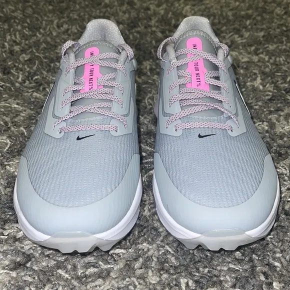 New NIKE Air Zoom Infinity Tour Next % in Wolf Grey/Cool Grey/Pink Spell/Black