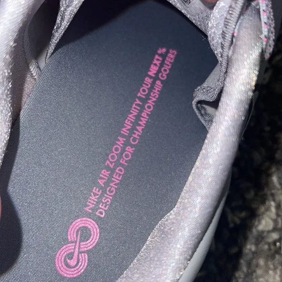 New NIKE Air Zoom Infinity Tour Next % in Wolf Grey/Cool Grey/Pink Spell/Black
