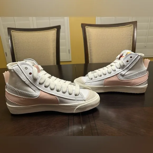 New Nike Blazer Mid 77 Jumbo Pink Sneaker Shoes Size US 6.5