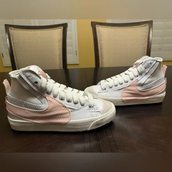 New Nike Blazer Mid 77 Jumbo Pink Sneaker Shoes Size US 6.5