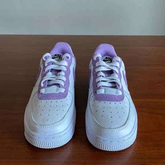New Nike By You Air Force 1 Low White/Purple DN4165-991 Women’s Size 6 NWOB