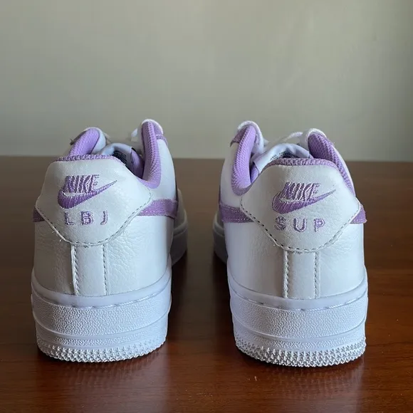 New Nike By You Air Force 1 Low White/Purple DN4165-991 Women’s Size 6 NWOB
