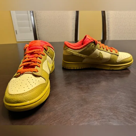New Nike Dunk Low Bronzine Sneaker Shoes Size US 7