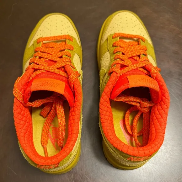 New Nike Dunk Low Bronzine Sneaker Shoes Size US 7