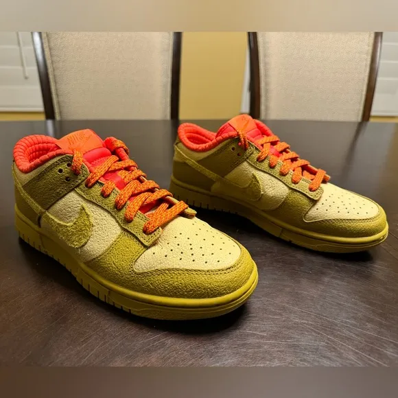 New Nike Dunk Low Bronzine Sneaker Shoes Size US 7