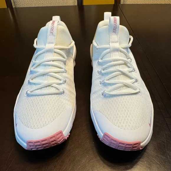 New Nike Free Metcon 6 White Pink Sneakers Shoes Size US 7.5