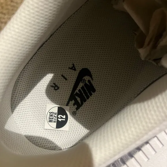 NEW Nike Men’s Air Force 1-White &amp; Black-Size 12