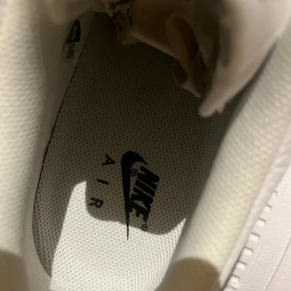 NEW Nike Men’s Air Force 1-White &amp; Black-Size 12