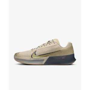 NEW NIKE men's air zoom vapor 11 hard court tennis shoes in sandrift/gold
