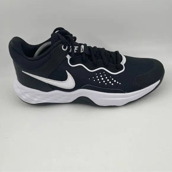 NEW! Nike Men’s Fly.By Mid 3 Black White Athletic Basketball Shoes - Size 10.5