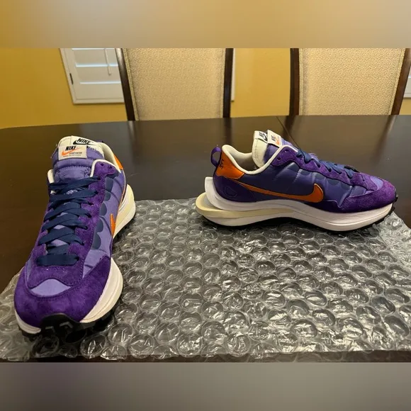 New Nike Sacai Vaporwaffle Dark Iris Sneaker Shoes US 8.5