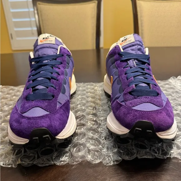 New Nike Sacai Vaporwaffle Dark Iris Sneaker Shoes US 8.5