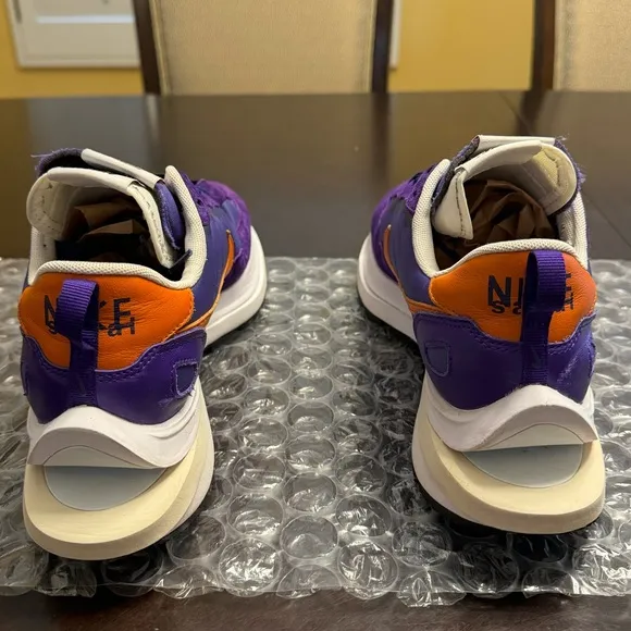 New Nike Sacai Vaporwaffle Dark Iris Sneaker Shoes US 8.5