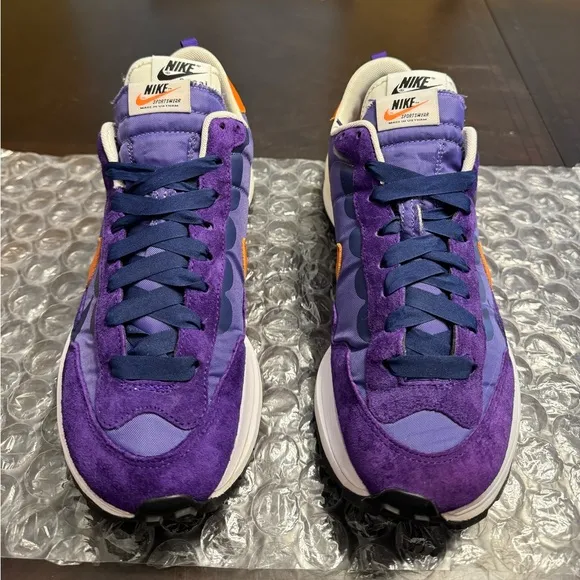 New Nike Sacai Vaporwaffle Dark Iris Sneaker Shoes US 8.5