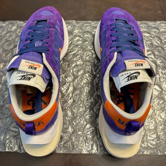 New Nike Sacai Vaporwaffle Dark Iris Sneaker Shoes US 8.5