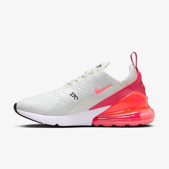 NEW Nike Women's Air Max 270 Shoes with Box AH6789-122 Size 7.5 Sail Hot Punch