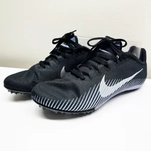 NEW Nike Zoom Rival M9 Black Purple Track &amp; Field Spikes Unisex Shoes Size 11.5