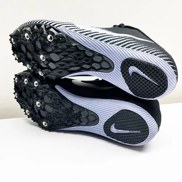 NEW Nike Zoom Rival M9 Black Purple Track &amp; Field Spikes Unisex Shoes Size 11.5