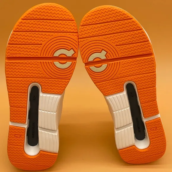 NEW On The Roger Kids Little Kids Shoes Sneakers Ivory Orange Unisex