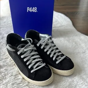 NEW P448 Women’s Black Sneakers, size 38