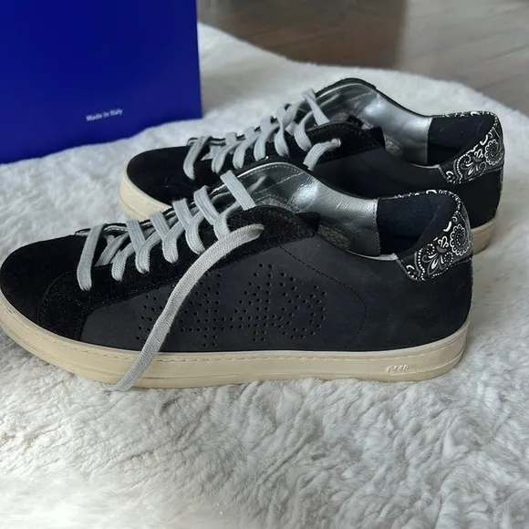NEW P448 Women’s Black Sneakers, size 38