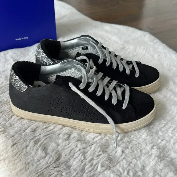 NEW P448 Women’s Black Sneakers, size 38