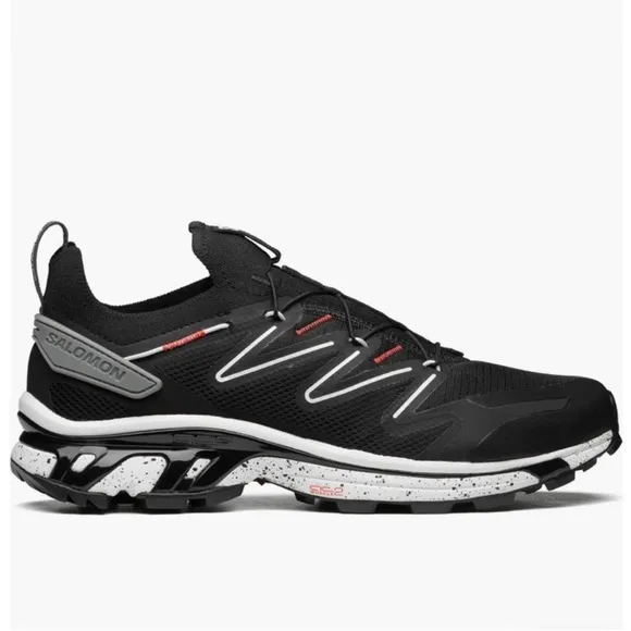 New SALOMON XT-RUSH 2 SNEAKER IN BLACK/ WHITE/ POPPY RED size 9 Women's Unisex