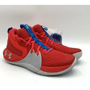 NEW Under Armour Embid 1 Unisex Basketball Shoes Red US Size 8 3023086-603 NIB