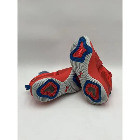 NEW Under Armour Embid 1 Unisex Basketball Shoes Red US Size 8 3023086-603 NIB