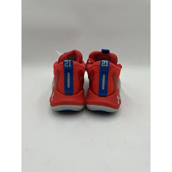 NEW Under Armour Embid 1 Unisex Basketball Shoes Red US Size 8 3023086-603 NIB