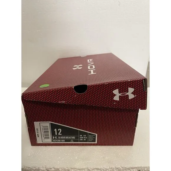 NEW Under Armour HOVR BREAKTHRU Men’s Size 12 Basketball Red Shoes