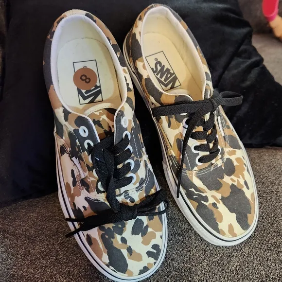 New Vans Era Cow Unisex lace up men 6.5 women's 8 shoes