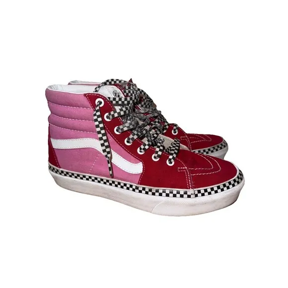 New Vans SK8-Hi Platform 2.0 “Chili Pepper – Fuchsia Pink” Sz Wm 10 Men 8.5