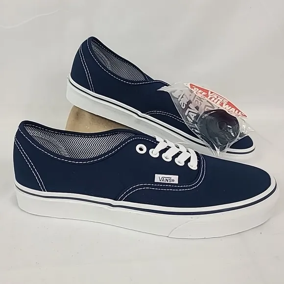 NEW Vans Unisex Authentic Blue Low Top Sneaker Shoes Sz M 8, W 9.5 NIB
