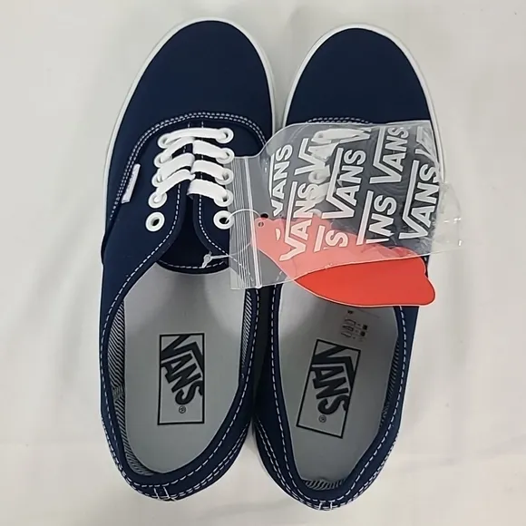 NEW Vans Unisex Authentic Blue Low Top Sneaker Shoes Sz M 8, W 9.5 NIB