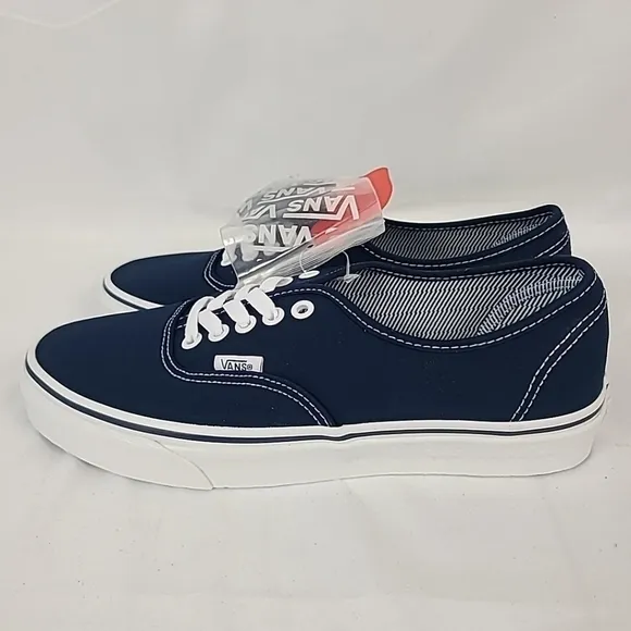 NEW Vans Unisex Authentic Blue Low Top Sneaker Shoes Sz M 8, W 9.5 NIB